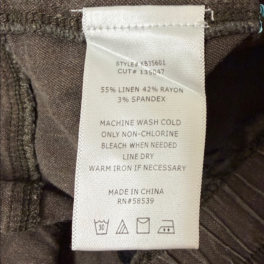 Kut From The Cloth Linen Blend Drawstring Pants - Picture 8 of 8